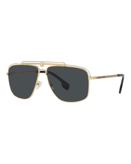 Versace Gray Ve2242-100287 Fashion 61mm Sunglasses for men