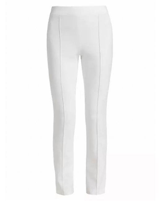 Rosetta Getty White Pull On Cropped Slim Pants