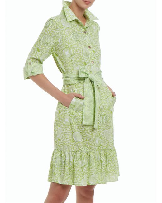 Patty Kim Green Essential Dress Sd24-11