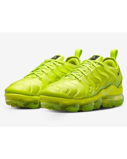 Nike Yellow Air Vapormax Plus Dx1784-300 Volt Running Shoes Us 6.5 Nr6307