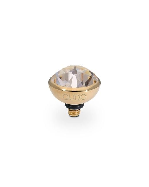 qudo White Bottone Ring Topper