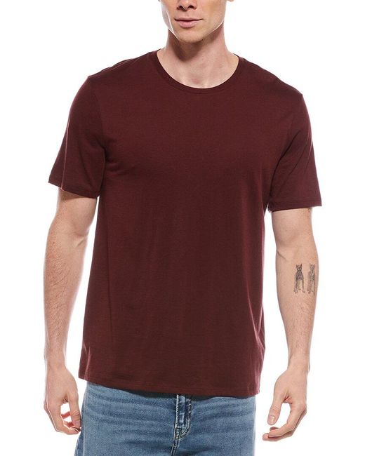 Vince Red Solid T-Shirt for men
