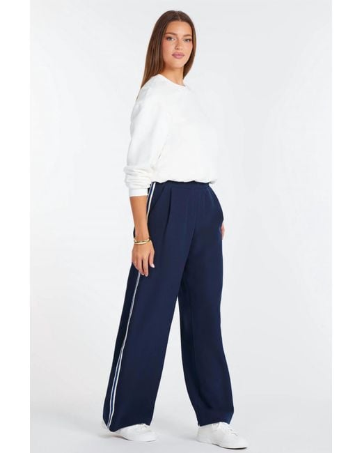 Bishop + Young Blue Bubble Hem Sweatshirt