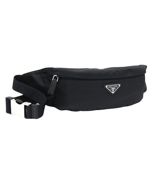 Prada Black Tessuto Synthetic Shoulder Bag (pre-owned)
