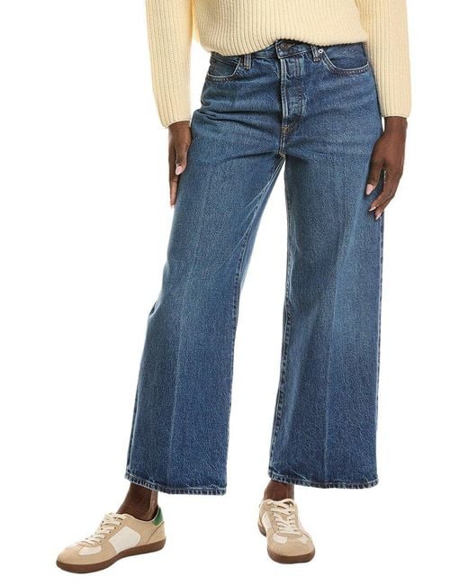 FRAME Frame The Pixie Collegiate Galactic Jean in Blue | Lyst