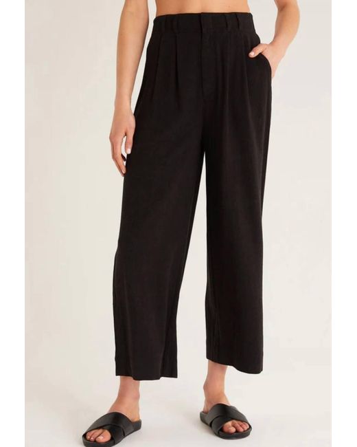 Z Supply Black Lucy Twill Pant