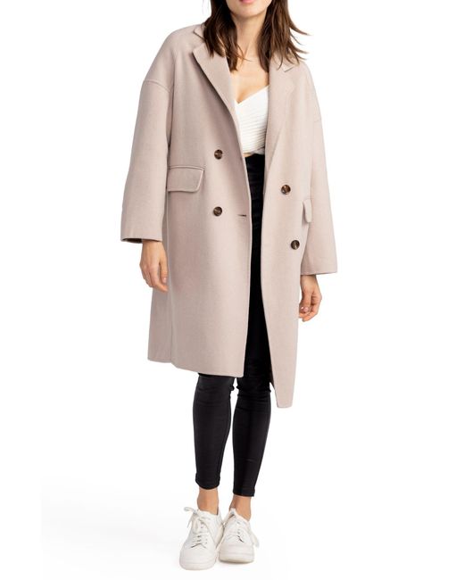 Belle & Bloom Natural Amnesia Oversized Coat