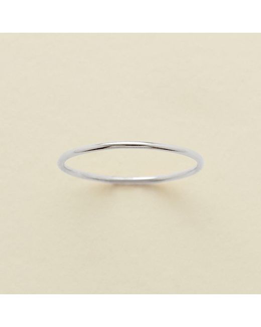 MADE BY MARY Natural Round Stacking Ring