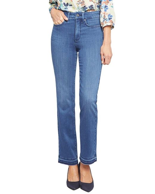 NYDJ The High Rendezvous Straight Leg Jean in Blue Lyst