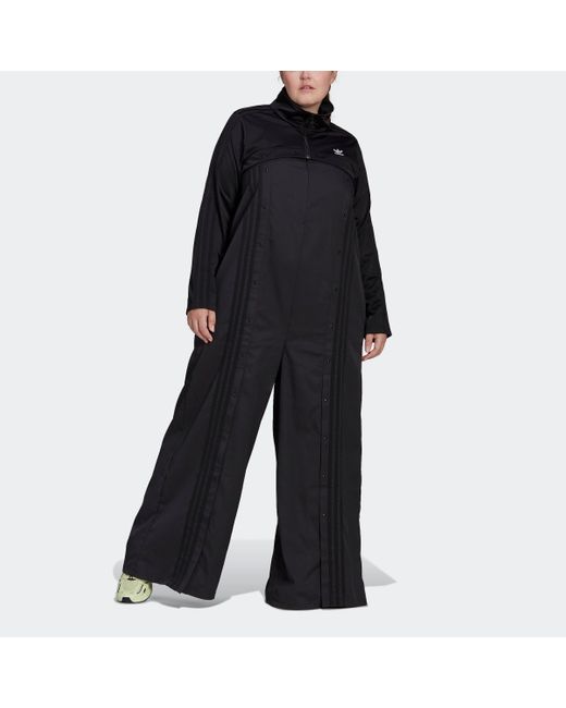 Adidas Black Always Original Snap-button Jumpsuit (plus Size)