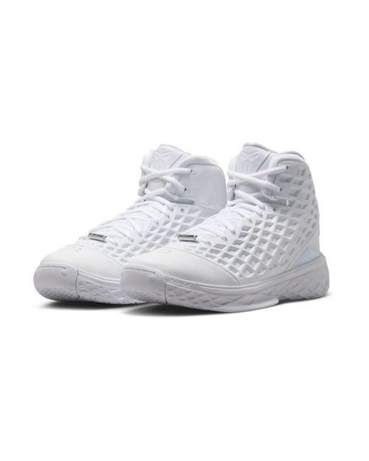 Nike White Kobe Iii Protro 'Halo' Basketball Shoes for men