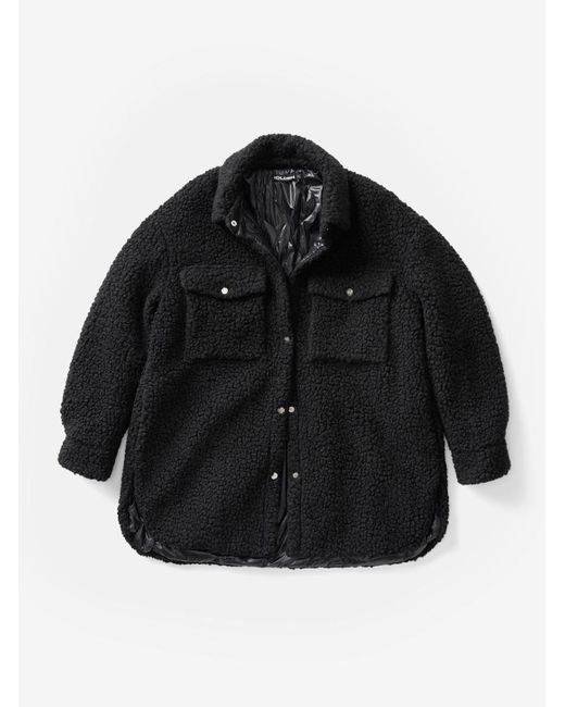 Holden Black W Padded Wool Sherpa Jacket