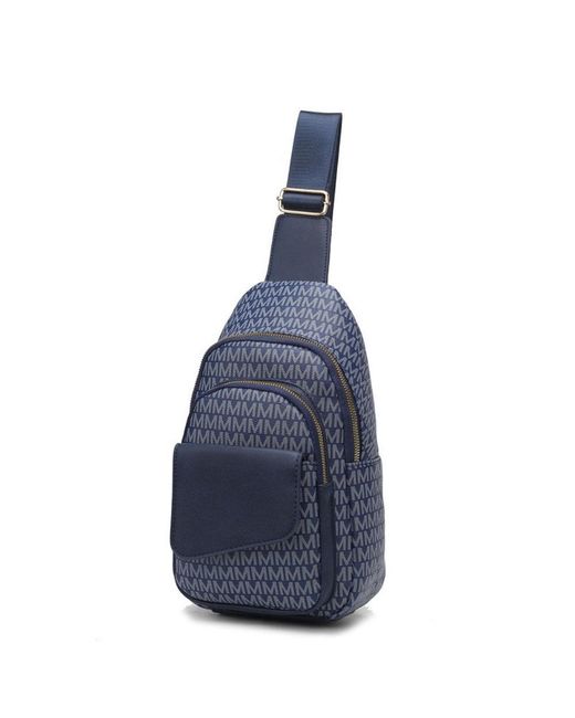 Fashnzfab Blue Mkf Collection Kace M Crossbody Sling Bag