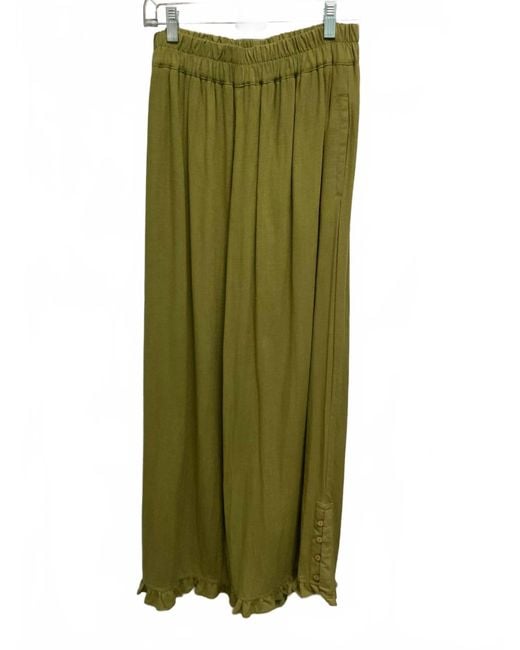 Umgee Green Ankle Length Pants