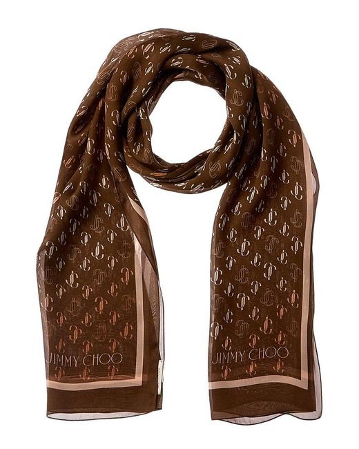 スカーフ Jimmy Choo SCARF (EMANIS728 PAPRIKA) EMANIH6S077280S728_111770_TOP_