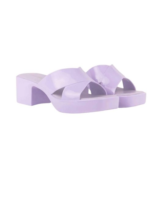 Jeffrey Campbell Purple Bubblegum Platform Sandal