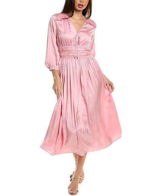Tahari Pink The Juliette Maxi Dress