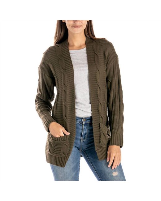 Allthreads Brown Aspen Cardigan