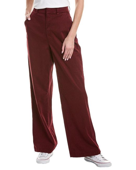 Cotton Citizen Red London Relaxed Pant