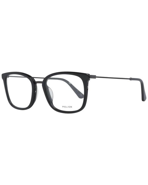 Police Black Trapezium Eyeglasses for men