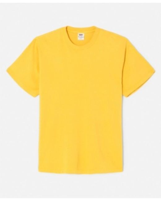 Re/done Yellow Loose Tee for men