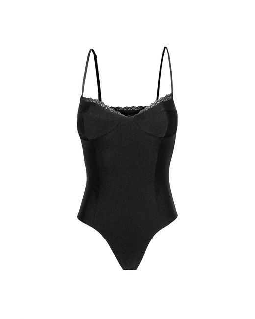 AFRM Black Liam Fitted Bodysuit