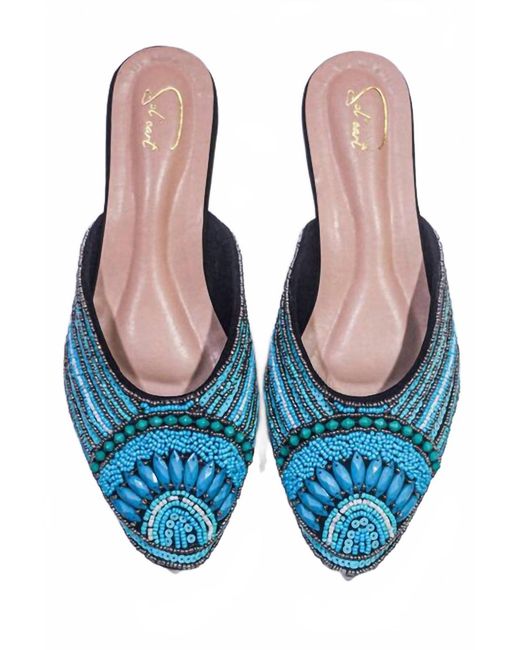 Sol’eart Blue Closed Toe Shoe