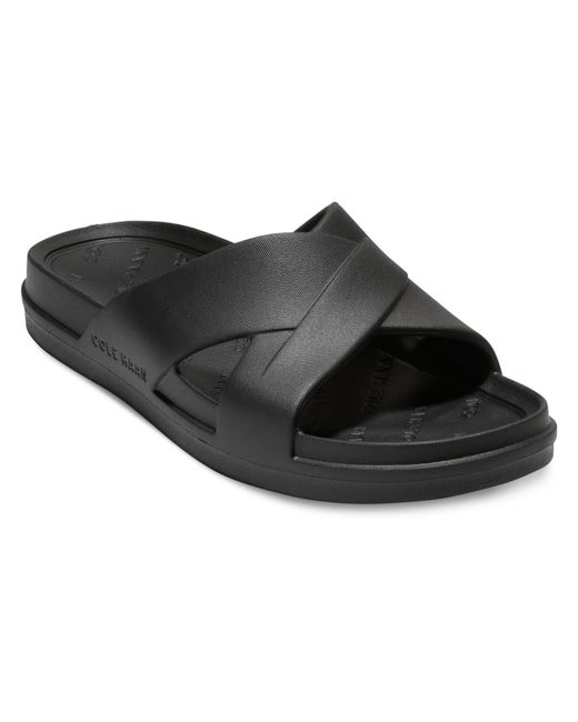 Cole Haan Findra Pool Slide Logo Pool Slides in Black Lyst