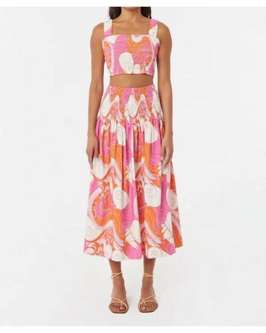 RHODE Red Tanya Top