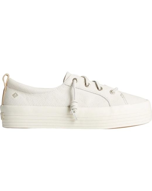 Sperry Top-Sider White Crest Vibe Platform Sneaker