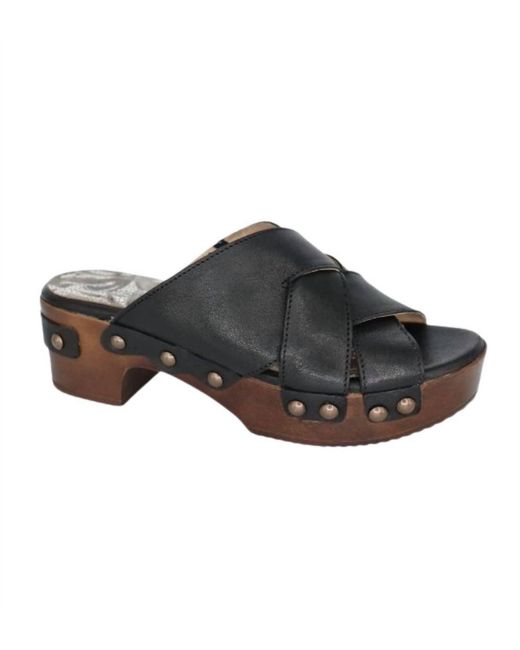 Eric Michael Black Chili Sandals