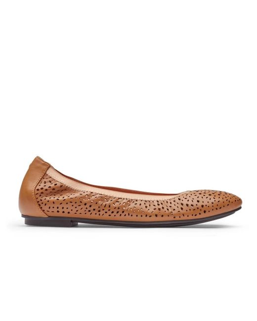 Vionic Robyn Flat Shoes Wide I in Brown Lyst