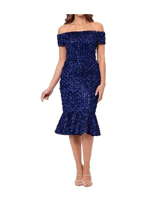 green emerald velvet dress Xscape Ruched A-Line Gown - Hunter Green main image 0