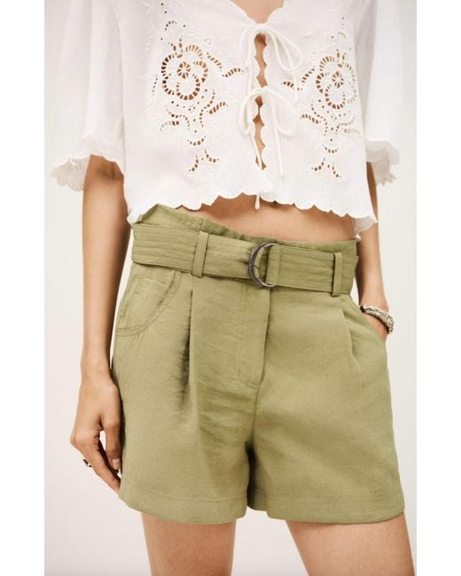 Ba&sh Green Demie Short