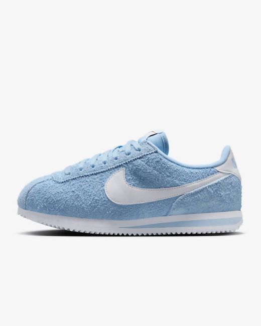 Nike Blue Cortez Vintage Suede Aluminum