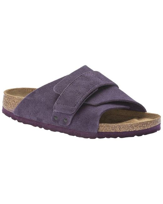 Birkenstock Purple Kyoto Narrow Suede Sandal