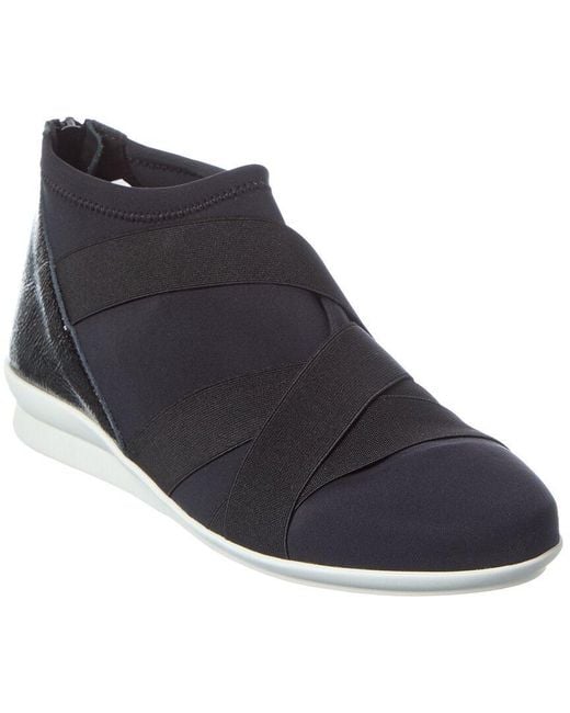 Arche Blue Nassky Leather Flat