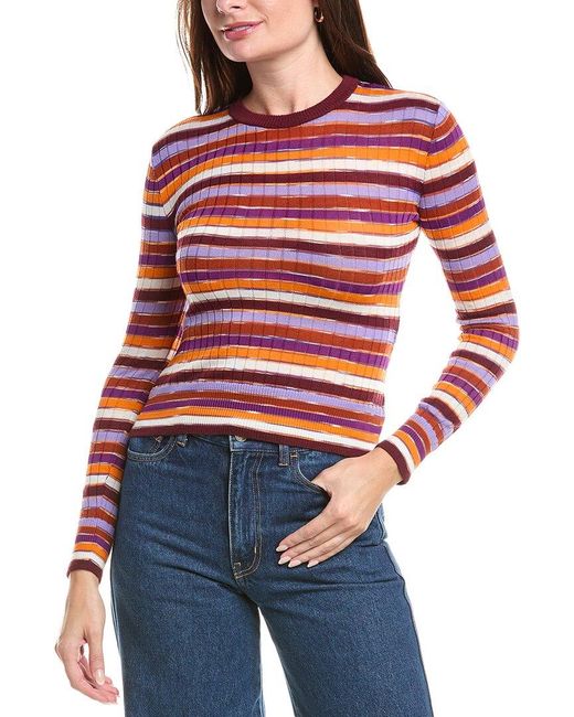 Missoni Red Wool-Blend Sweater