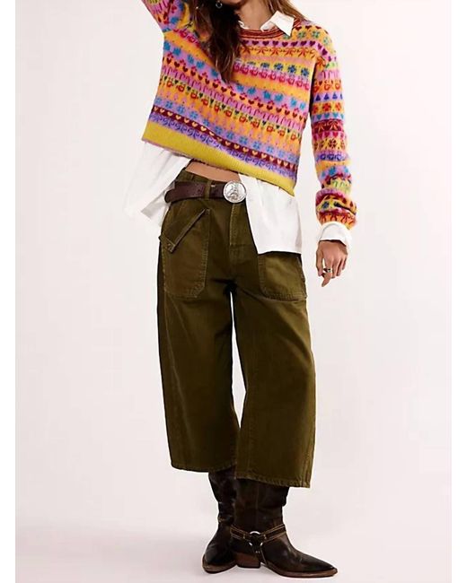 Free People Multicolor Favorite Things Sweater