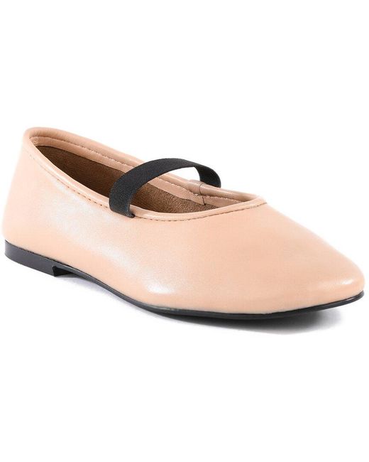 Seychelles Pink Jude Leather Flat