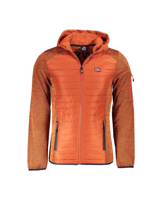 Norway 1963 Orange Polyester Jacket for men