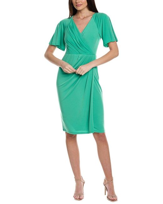 Maggy London Green Midi Dress