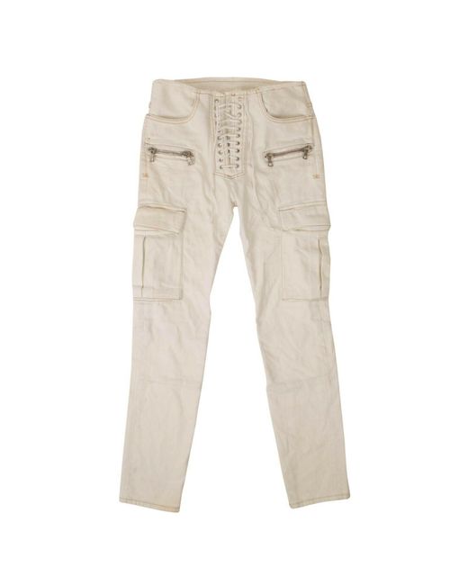 Unravel Project Natural Denim Tie Up Jeans