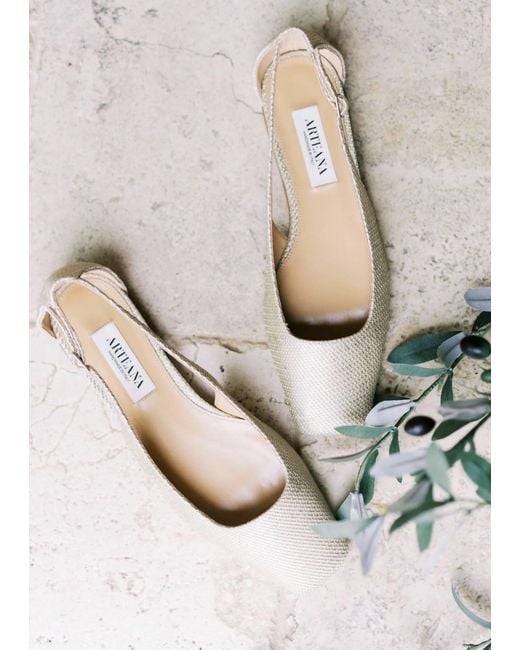 Arteana Natural Enna Flat Slingback Flat