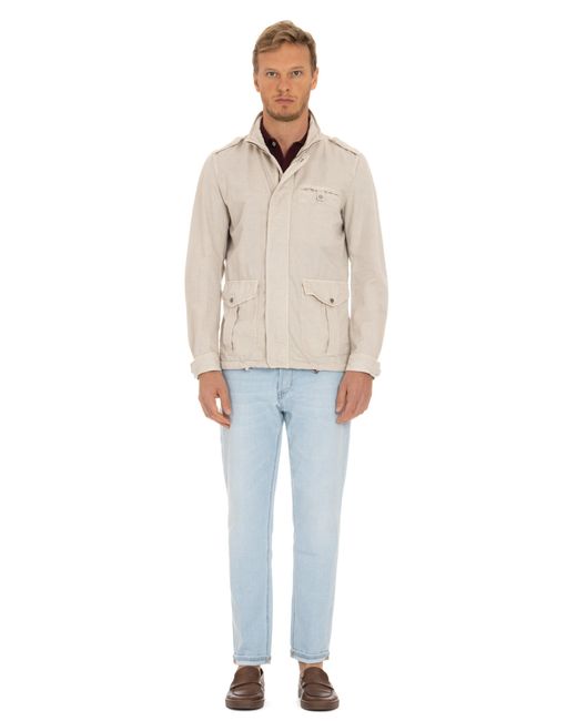Herno Blue Lightweight Spring Coat for men