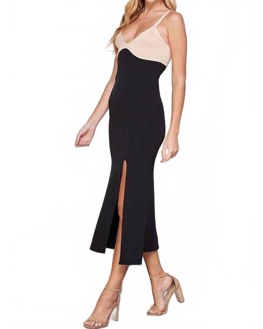 Sweet Lemon Color Block Bodycon Dress in Black | Lyst Sweet Lemon Color Block Bodycon Dress in Black | Lyst