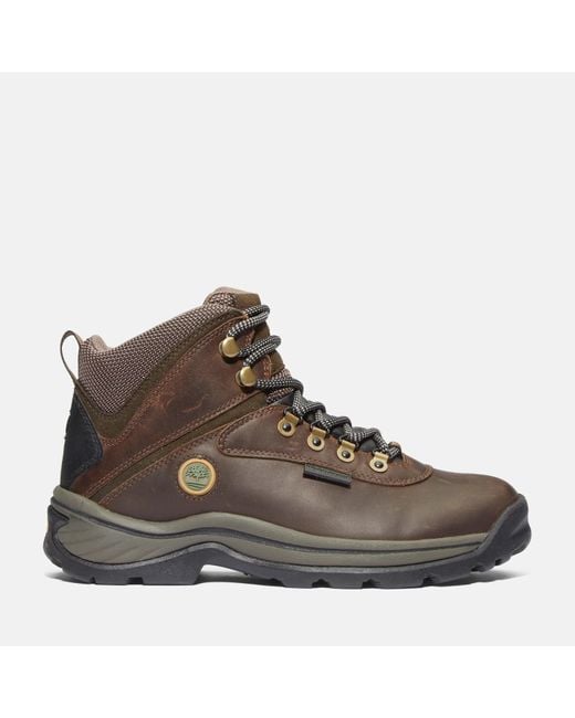 Timberland Brown White Ledge Waterproof Mid Hiker Boots