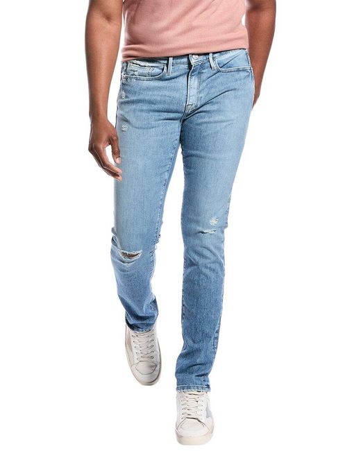 FRAME Blue L'homme Jennings Skinny Jean for men