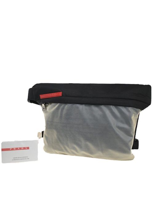 Prada Black Sports Synthetic Shoulder Bag (pre-owned)
