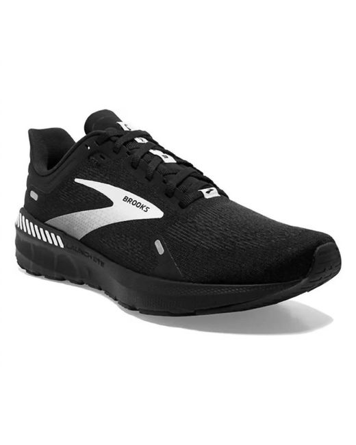 Brooks Black Launch Gts 9 Running Shoes - Medium Width for men
